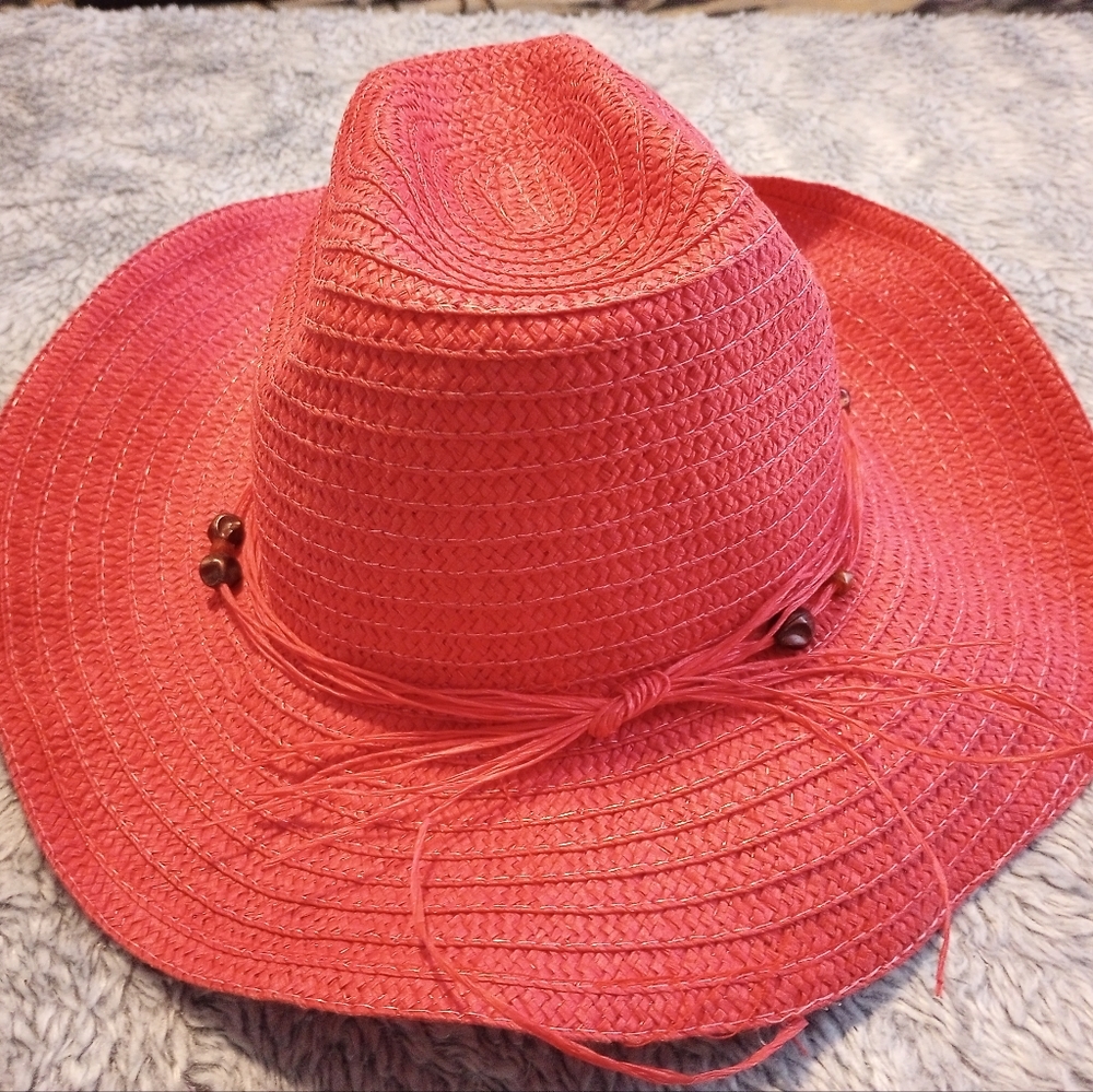 Straw cowboy hat